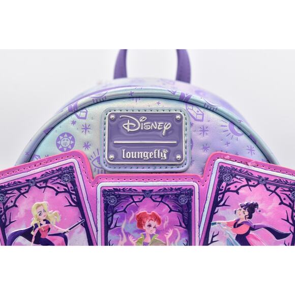 Hocus Pocus Tarot Card Binx Iridescent Glow In Dark Eyes Loungefly Mini Backpack main image 16